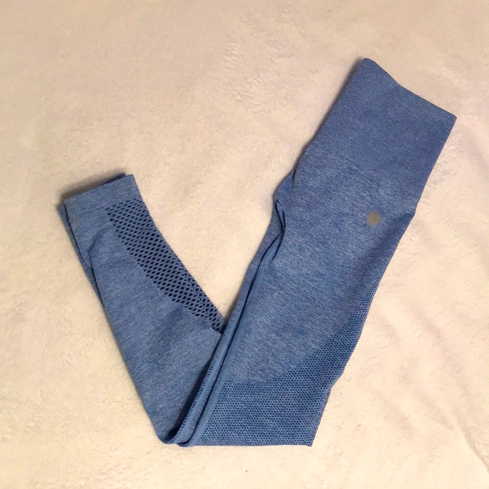 Gym compression leggings, blue size small from gymshark, never worn
